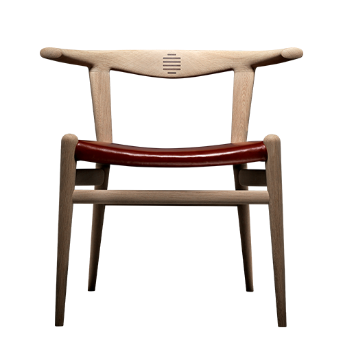 pp518 | Bull Chair | Cane seat